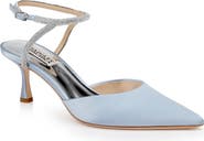 Badgley Mischka Collection Autumn Pointed Toe Ankle Strap Pump