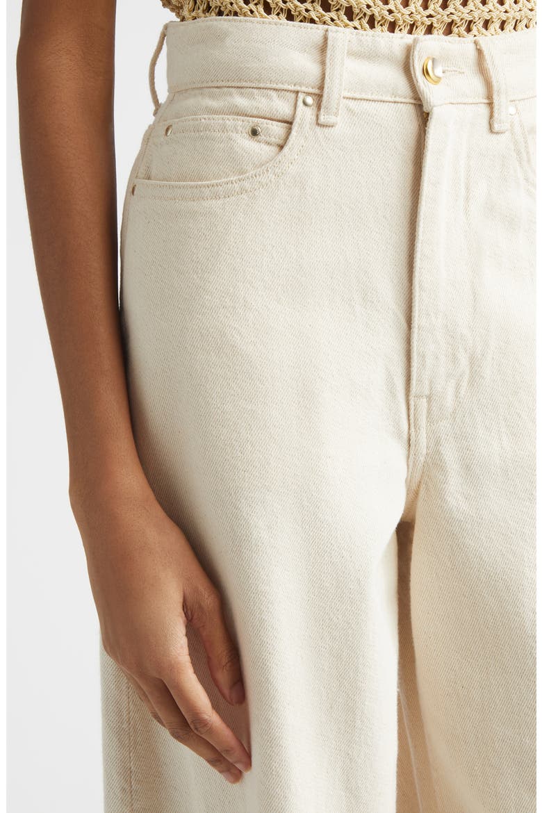 Slick High Waist Wide Leg Jeans, Alternate, color, BUFF WASH
