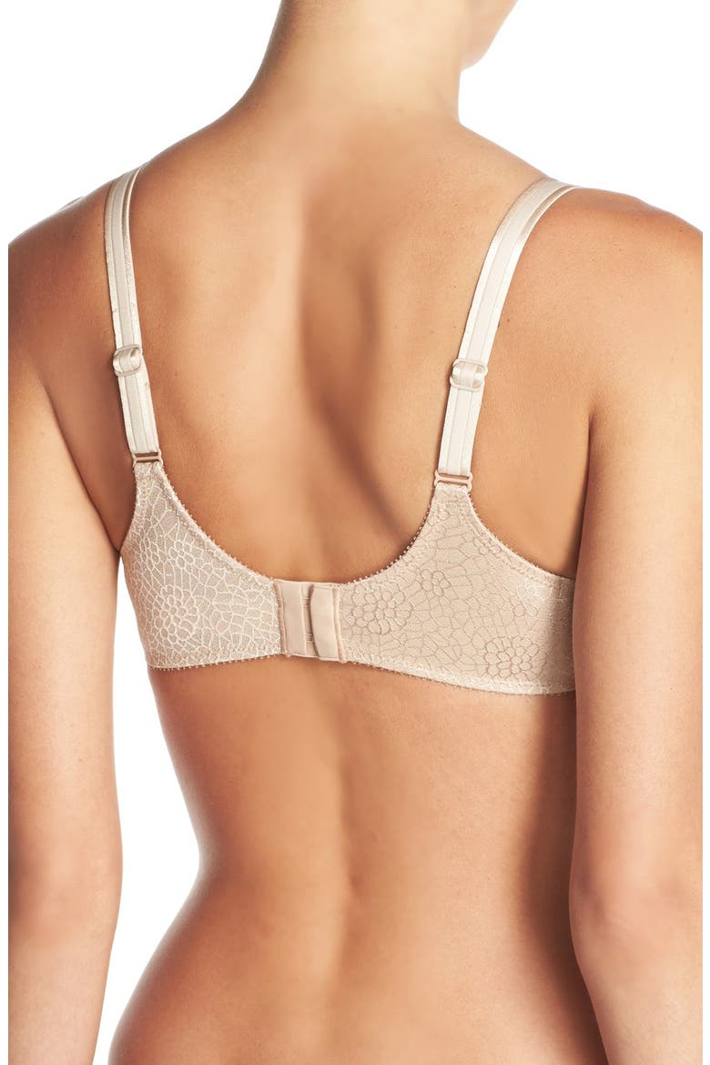 C Magnifique Underwire Minimizer Bra, Alternate, color, NUDE