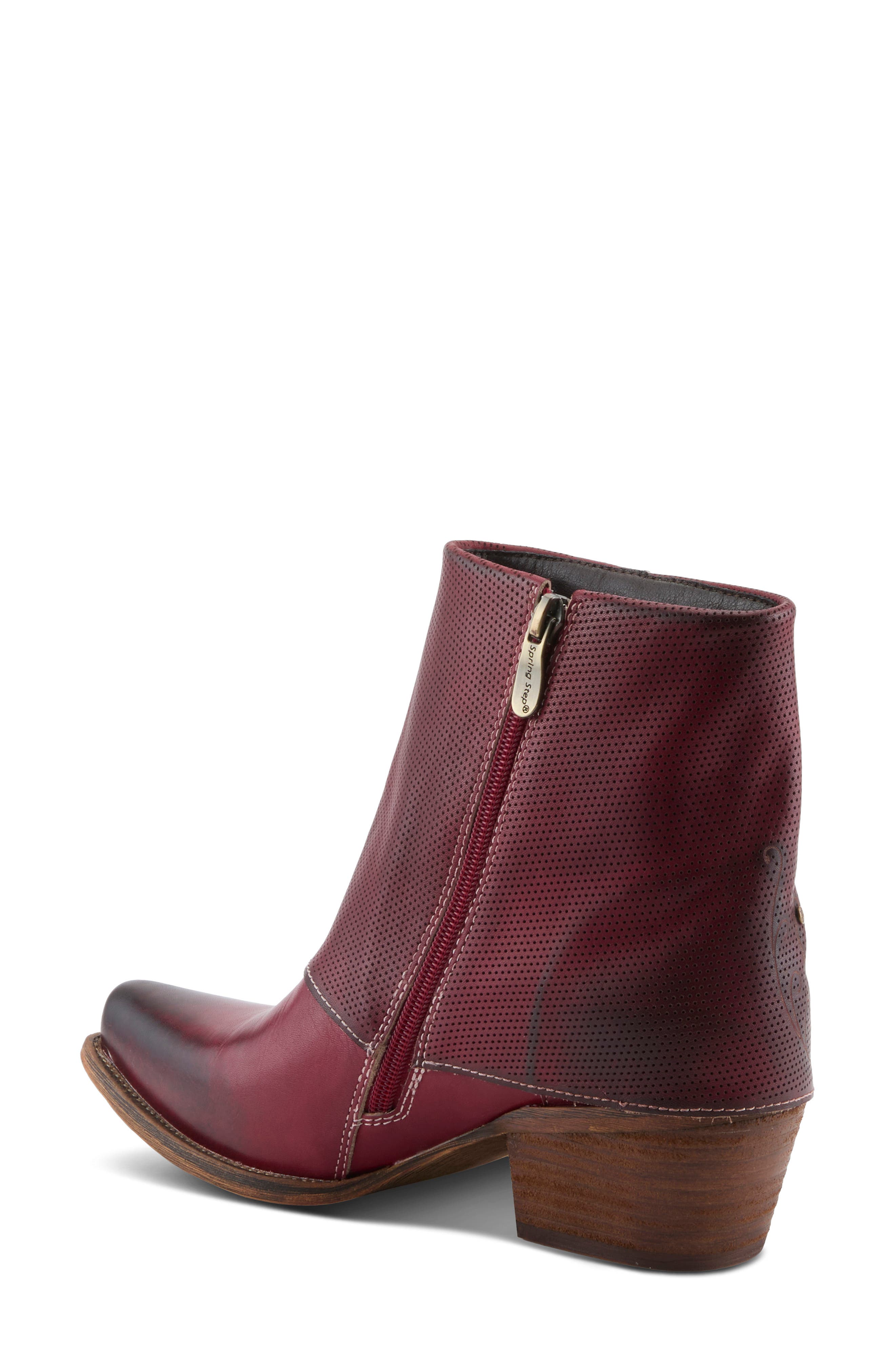 ButerflyKisses Ankle Bootie, Alternate, color, RED MULTI