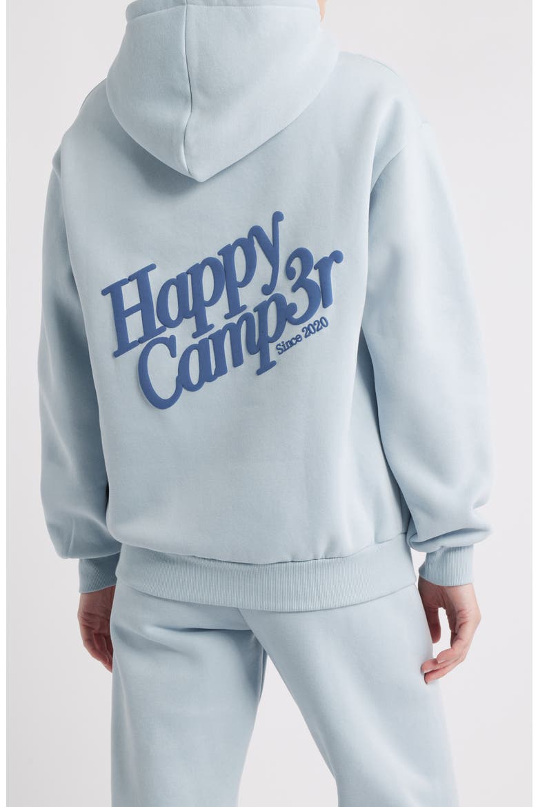 Puff Series Core Logo Cotton Blend Hoodie, Alternate, color, SNOWFLAKE BLUE