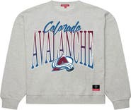 Mitchell & Ness Women's Mitchell & Ness Heather Gray Colorado Avalanche Hockey Night Sweatshirt