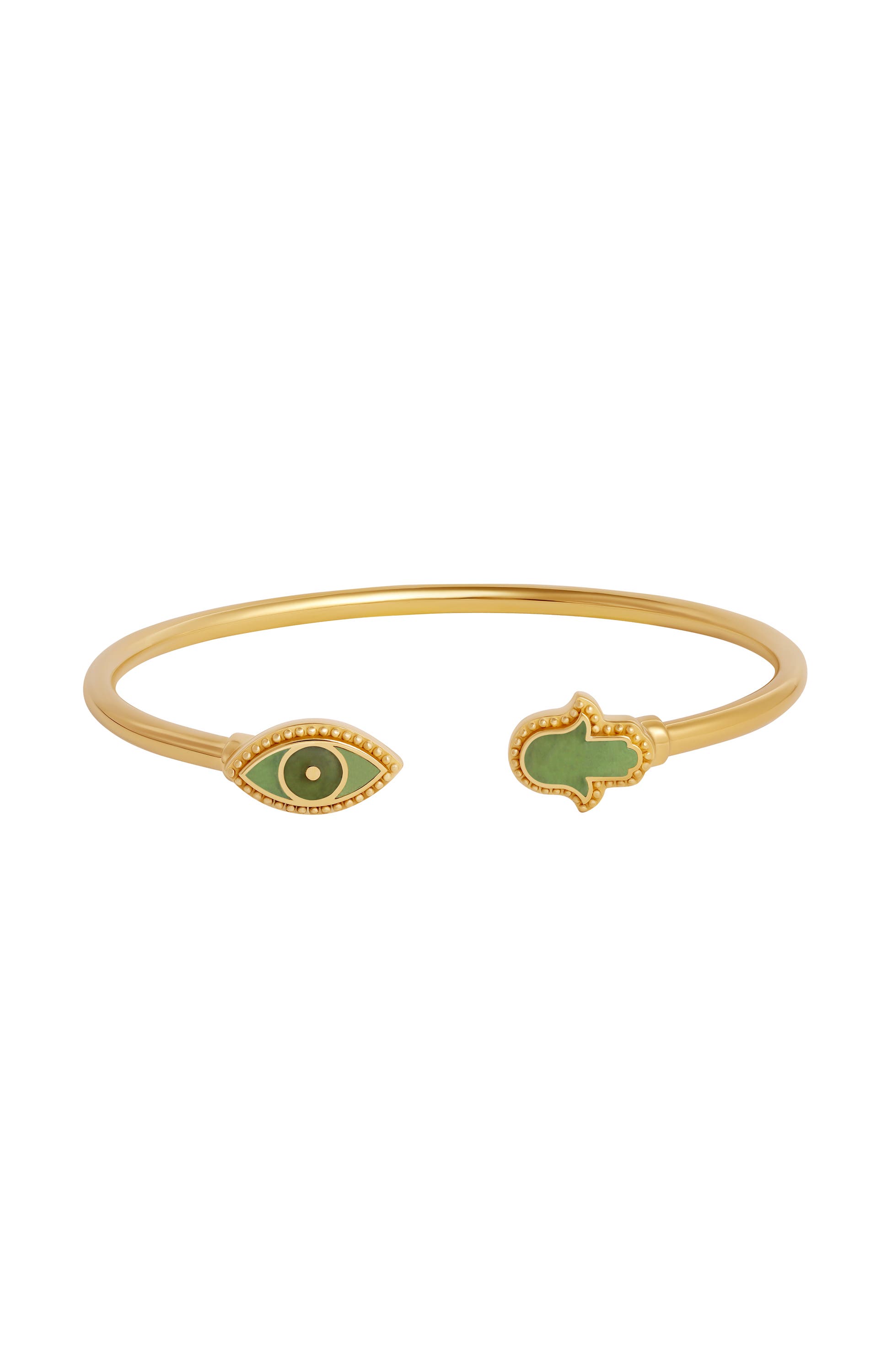 selected Gold/Pastel Green