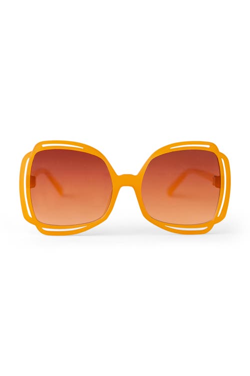 Sunshine Studios Sophia Sunglasses In Yellow