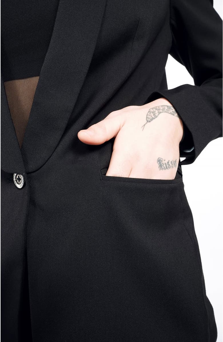 WILDFANG The Empower Tux Blazer, Alternate, color, Black