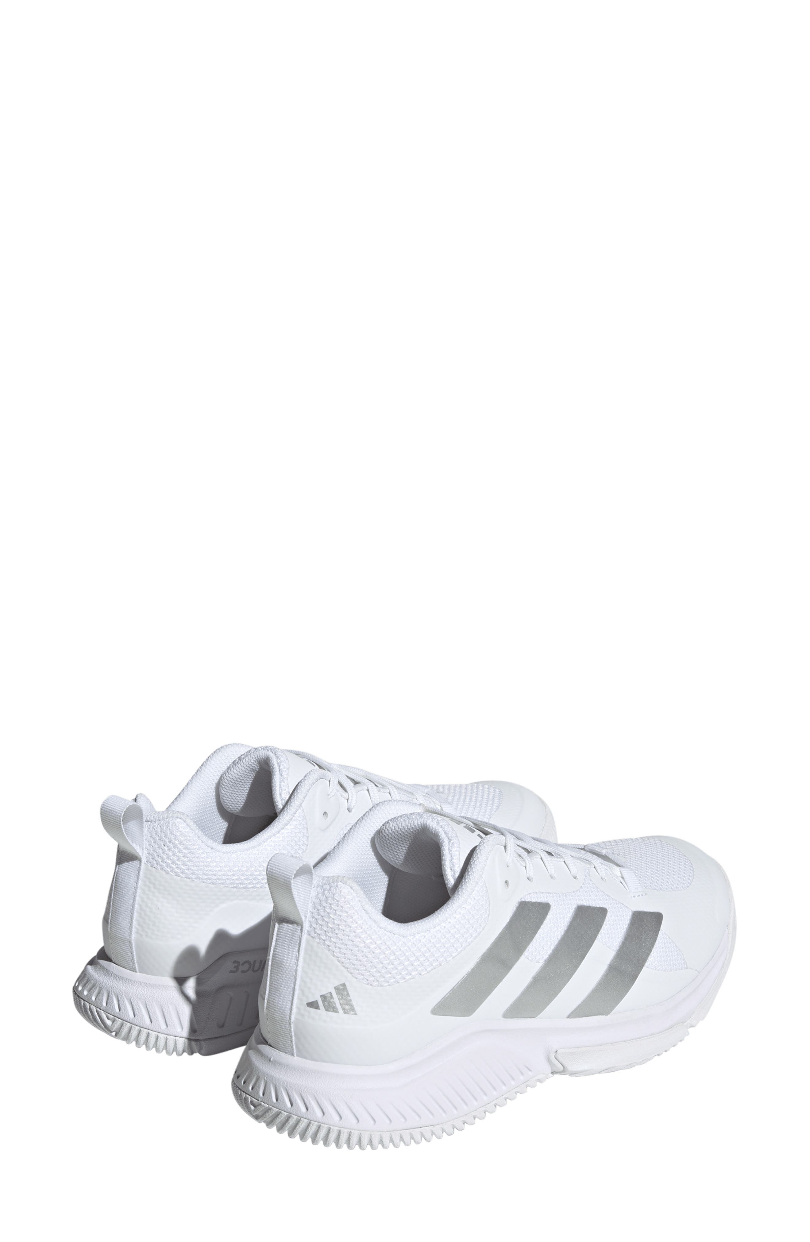 adidas Court Team 2.0 Training Shoe, Alternate, color, White/ Silver Metallic/ Grey