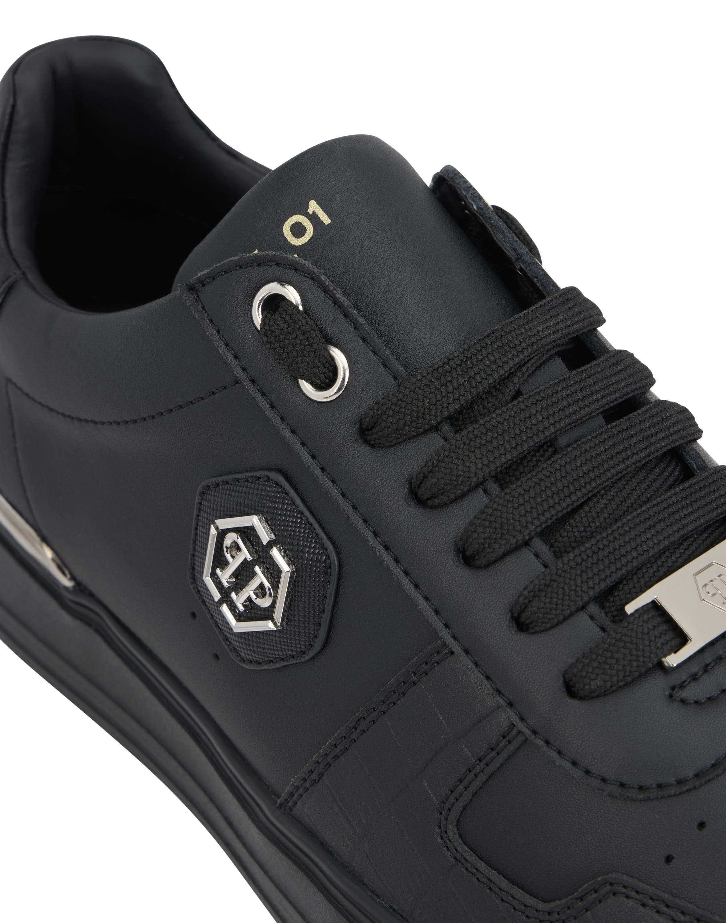Sneakers T-Rex_01 Nappa And Cocco Unisex, Alternate, color, black/black