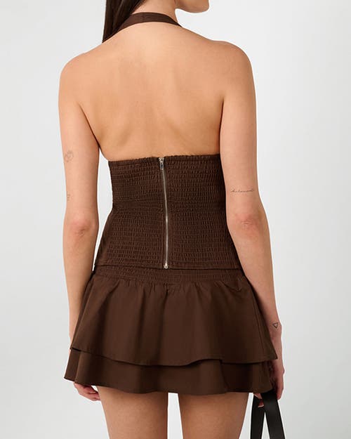 Weworewhat Halter Neck Corset Top