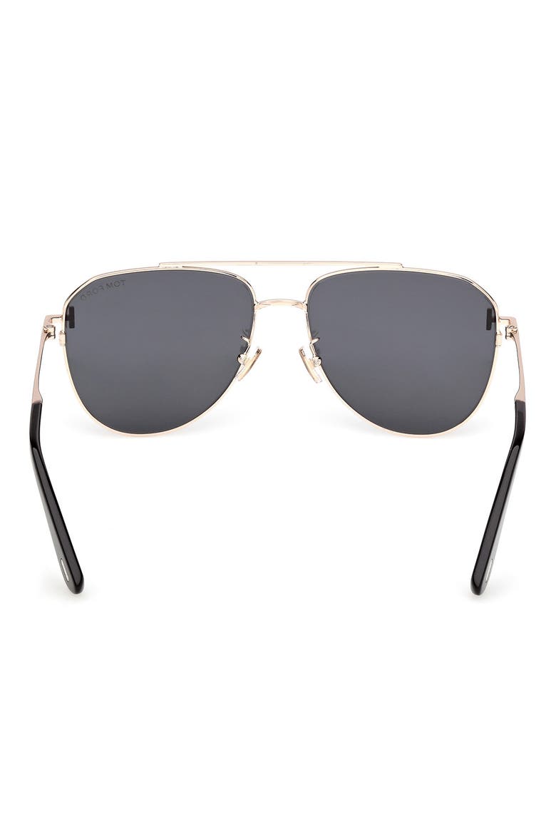 59mm Aviator Sunglasses, Alternate, color, SHINY ROSE GOLD