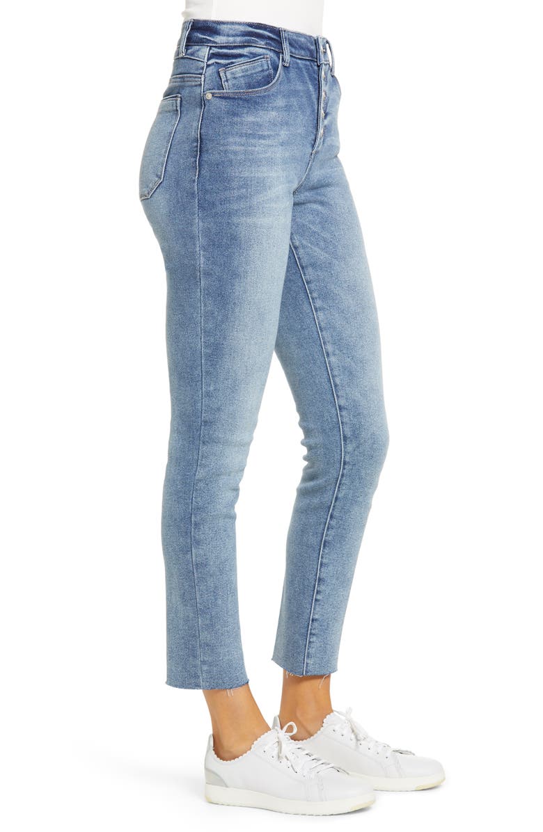 Wit & Wisdom Ab-Solution High Waist Crop Skinny Jeans, Alternate, color, 