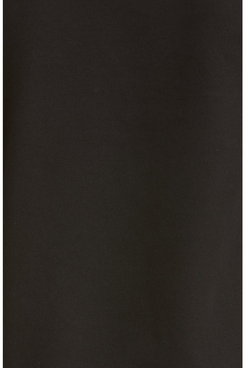 Logo Patch Wool Blend Sweatshirt, Alternate, color, BLACK