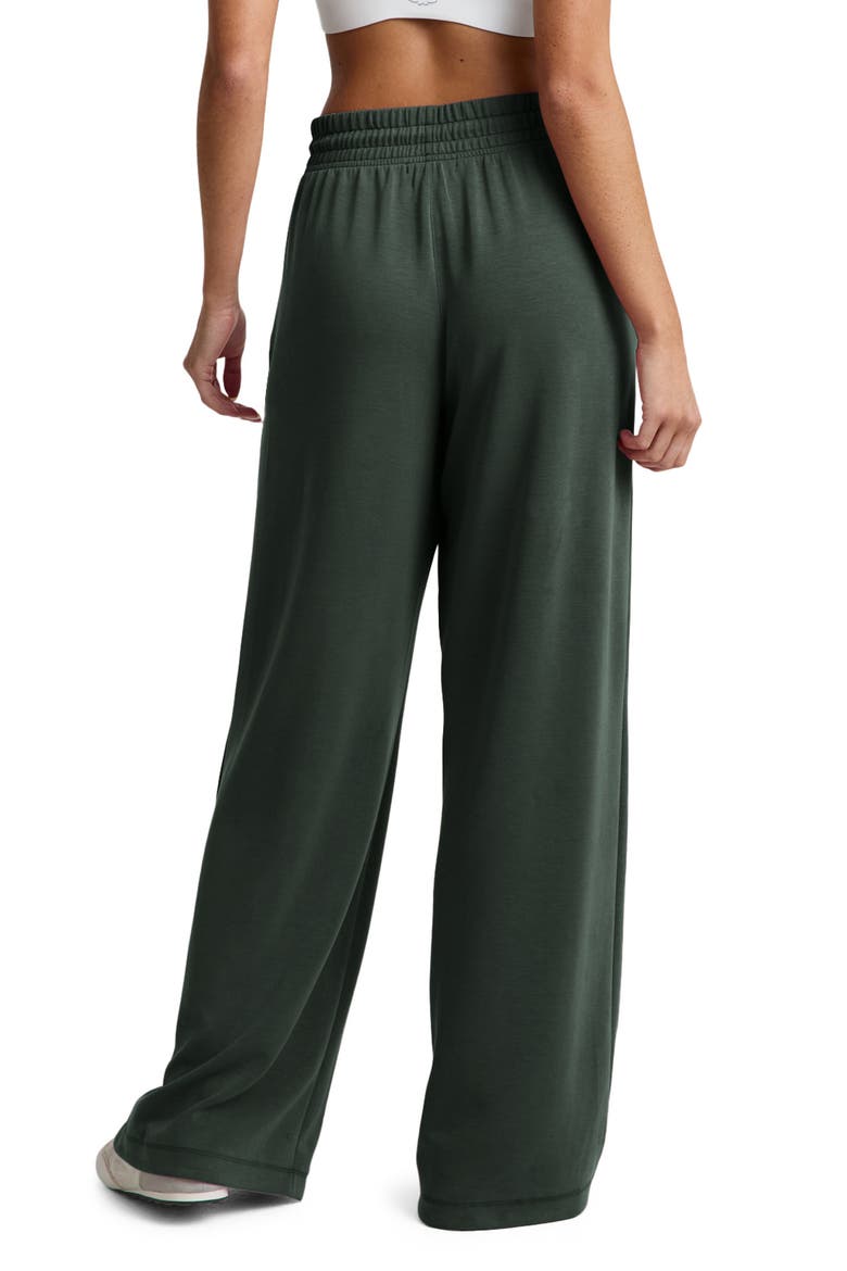 Sandwash Wide Leg Pants, Alternate, color, SLATE GREEN