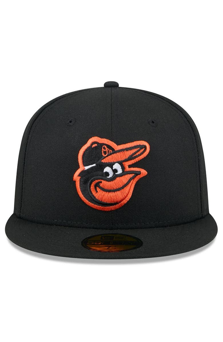 New Era Men's New Era Black Baltimore Orioles 2025 Jackie Robinson Day 59FIFTY Fitted Hat, Alternate, color, Black