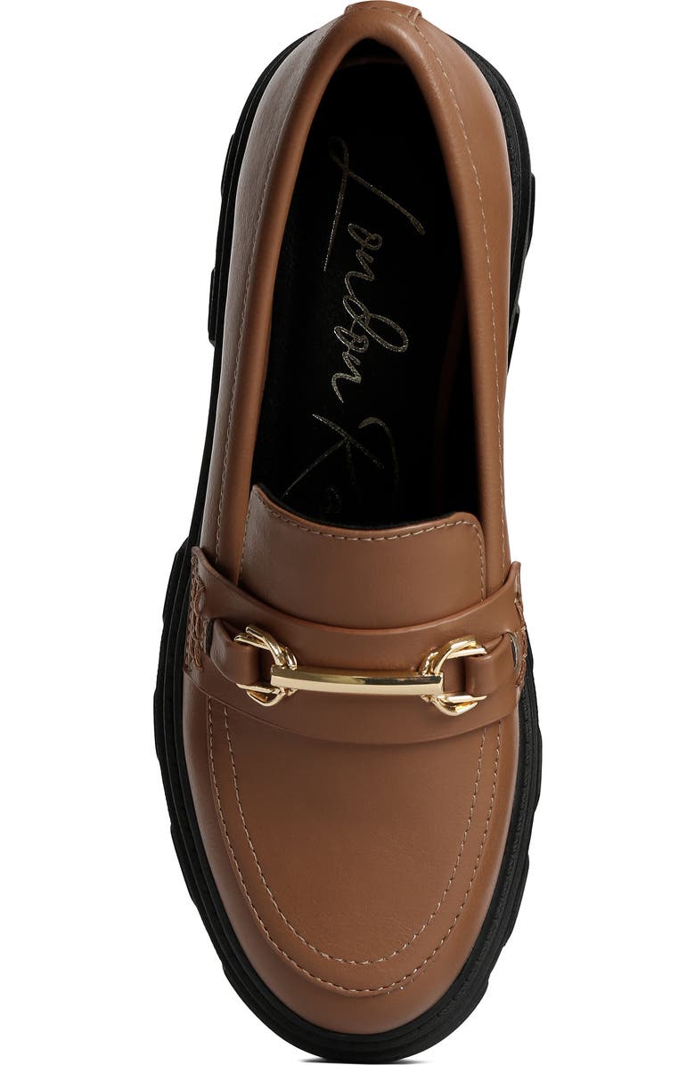 LONDON RAG Oklyn Horsebit Platform Loafer, Alternate, color, Light Tan