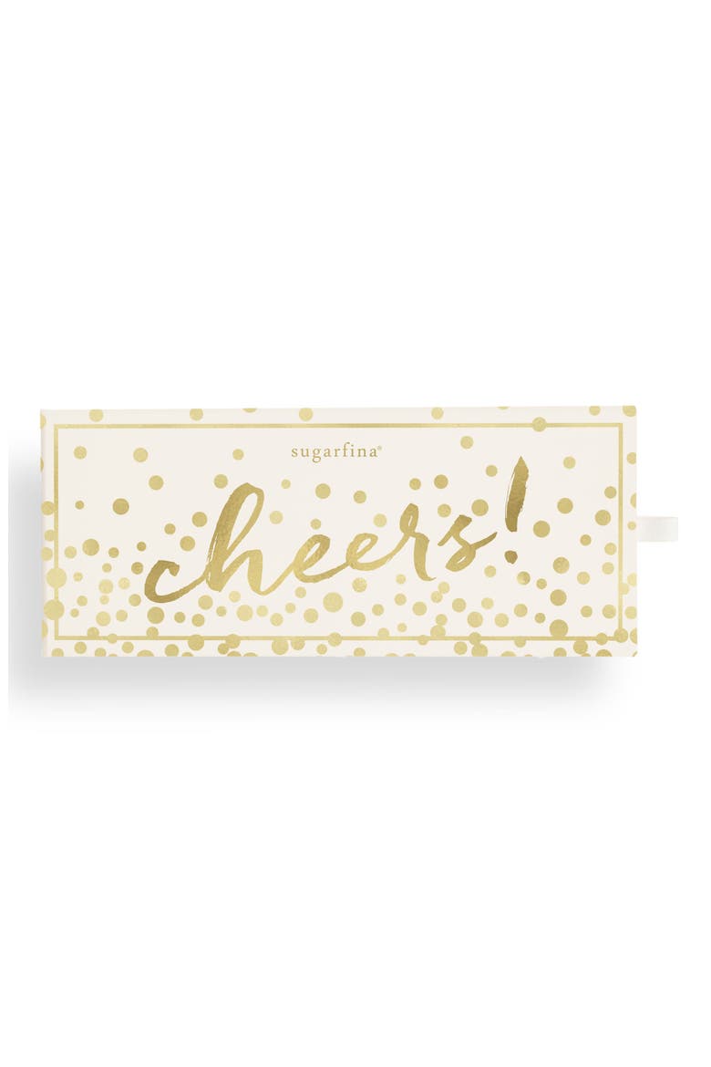 Cheers 3-Piece Candy Bento Box, Main, color, WHITE