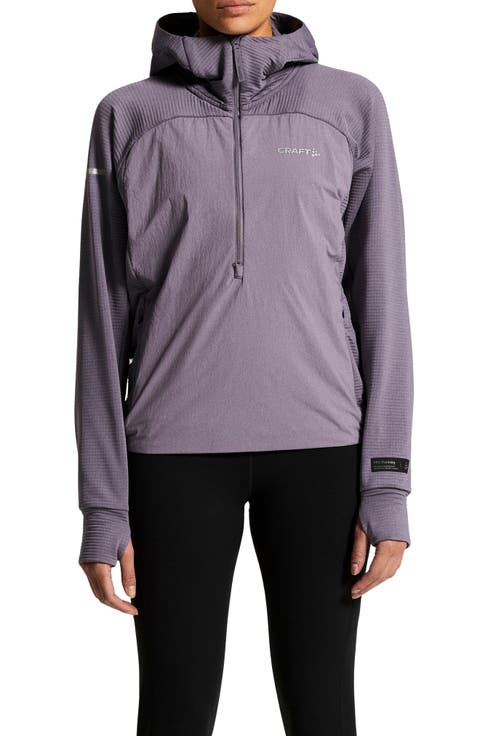 Subz Jersey Half Zip Hoodie