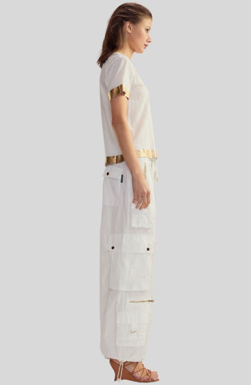 Cynthia Rowley Athena Tee In White