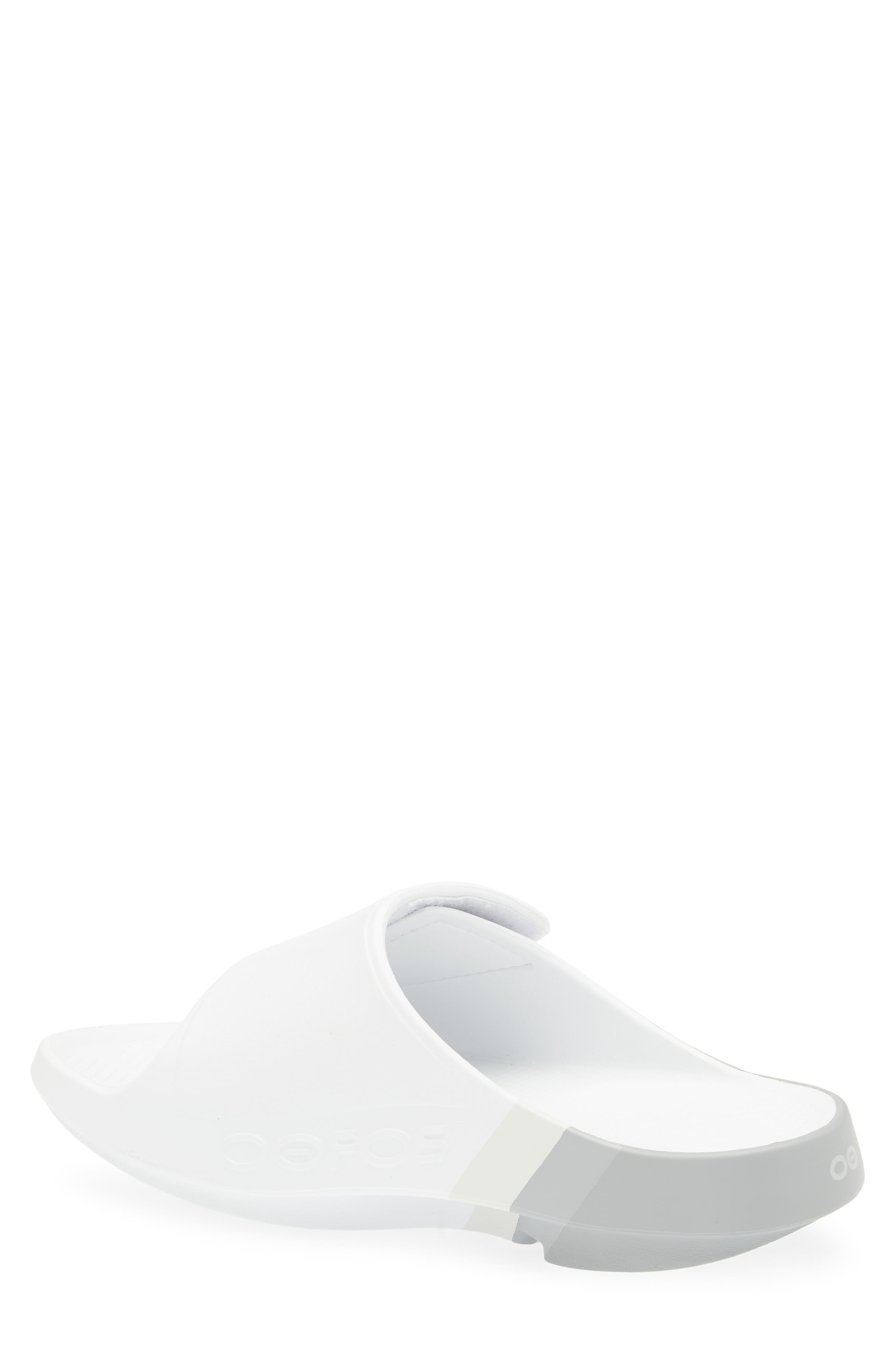 Oofos OOahh Sport Flex Limited Slide Sandal, Alternate, color, Smoke Rally