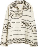 Bottega Veneta Mixed Knit Cotton & Wool Polo Sweater