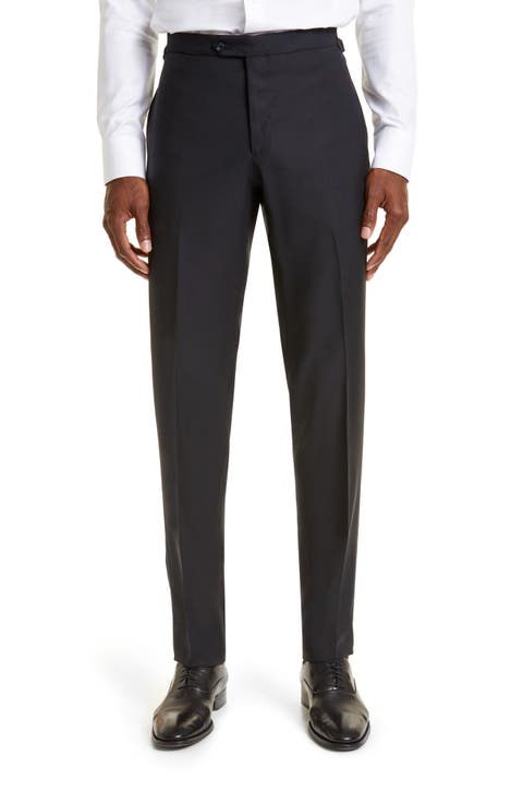 Peaked Lapel Wool Suit