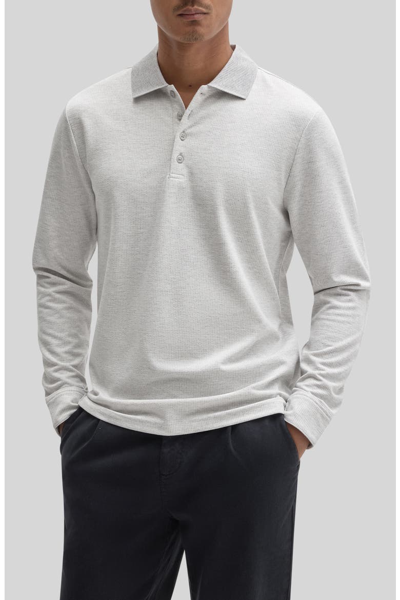 Cayman Long Sleeve Polo, Alternate, color, LUNAR ROCK