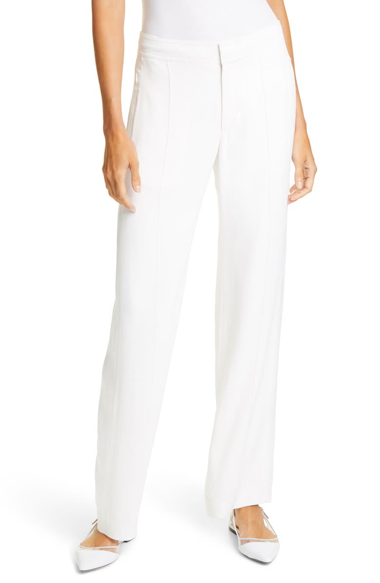 Club Monaco Fluid Pintuck Crepe Trousers, Main, color,