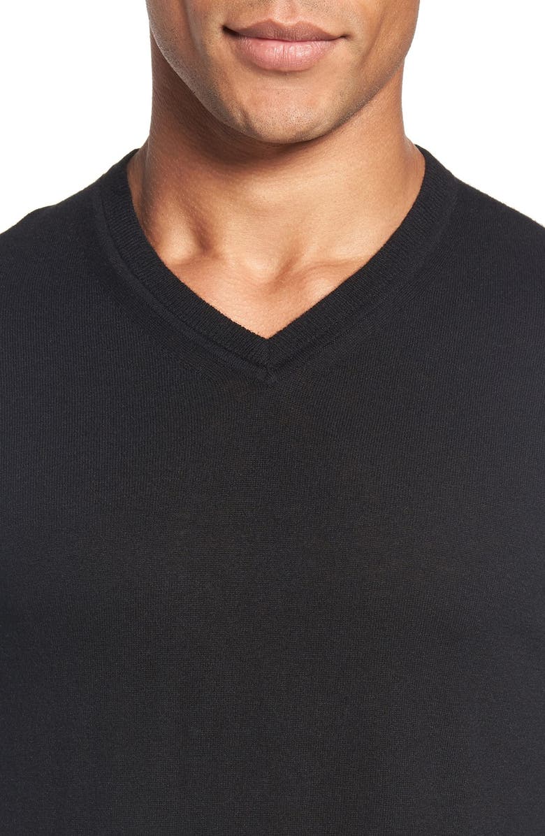 Ted Baker London 'Cashguy' Trim Fit V-Neck Sweater, Alternate, color, 