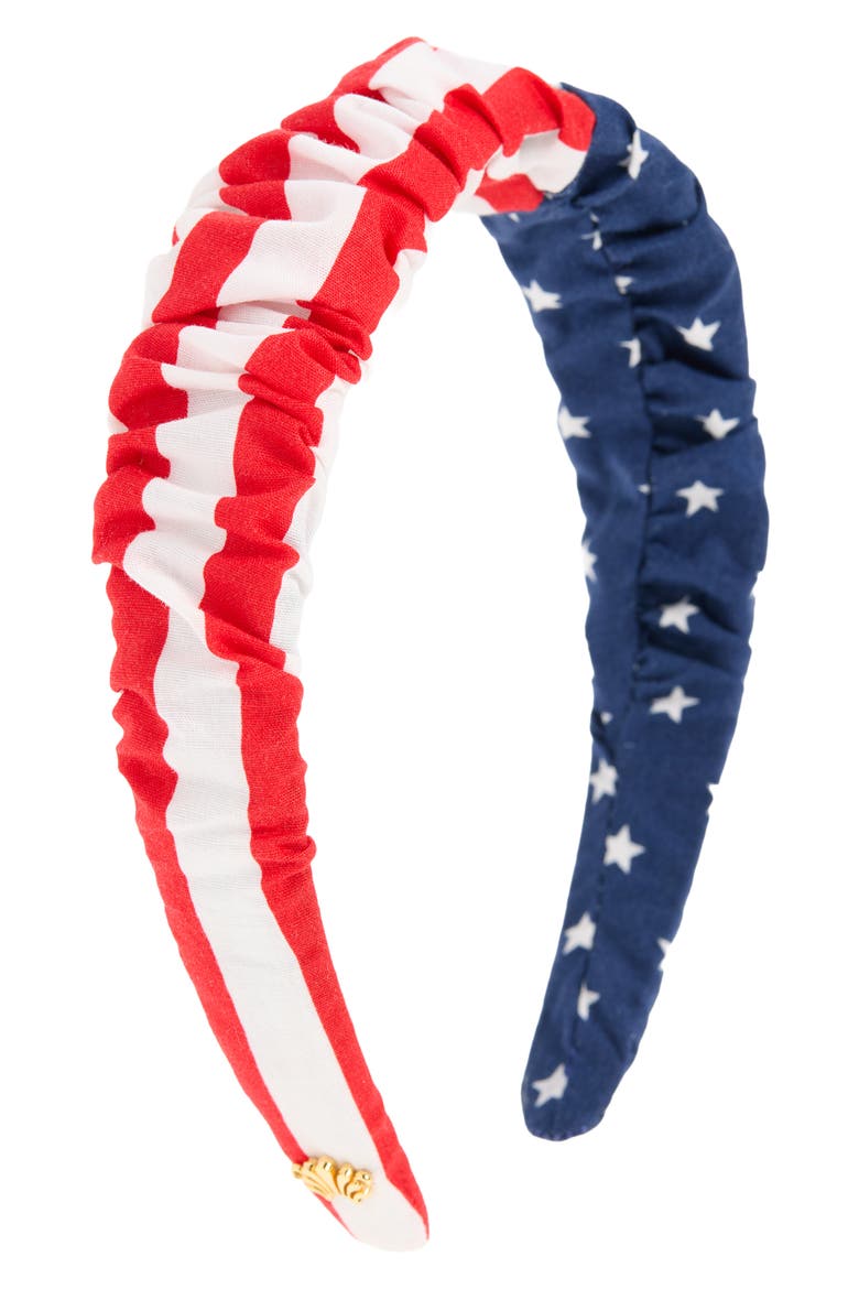 Kelly Stars & Stripes Headband, Main, color, AMERICANA