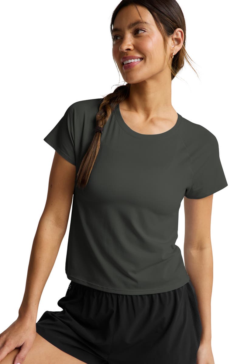 Beyond Yoga Breezeweight Active T-Shirt, Alternate, color, Slate Green