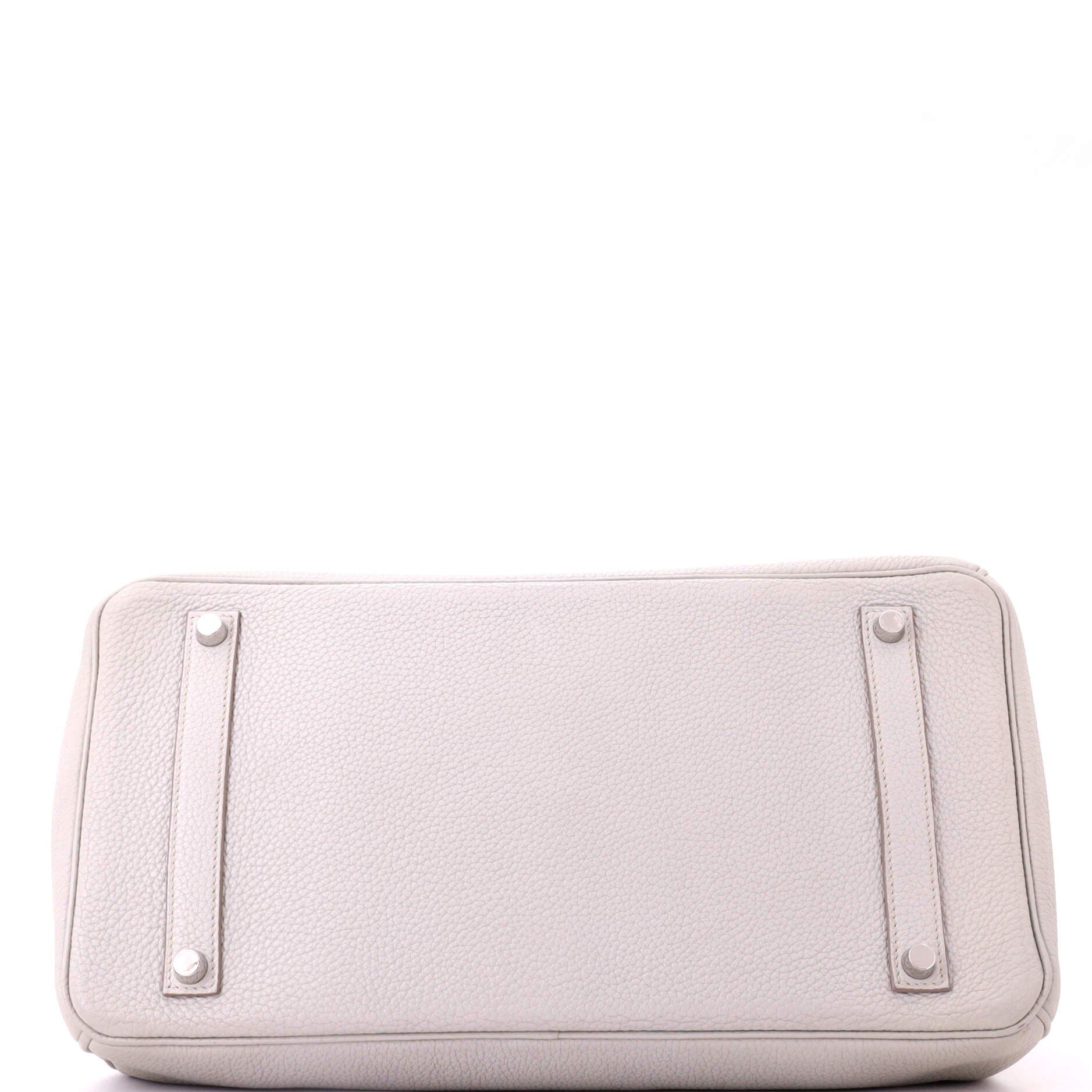 Pre-Owned Hermes Birkin Handbag Grey Togo with Palladium Hardware 35, Alternate, color, Gris Perle