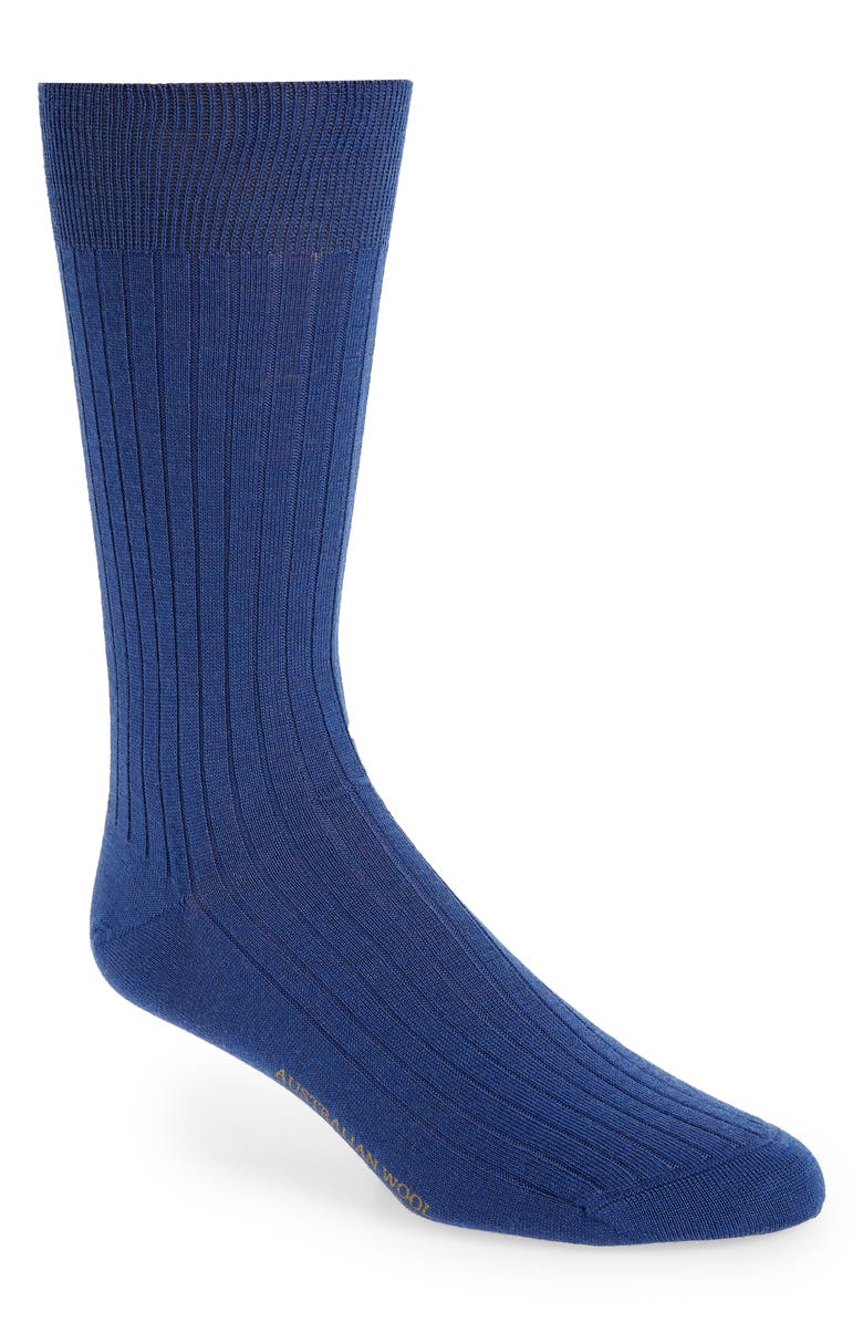 Drake's Merino Wool Blend Socks, Main, color, 