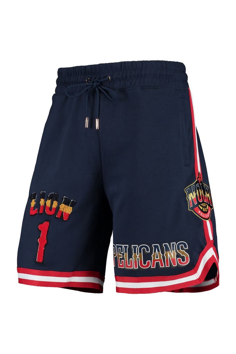 Men's Pro Standard Zion Williamson Navy New Orleans Pelicans Player Shorts, Alternate, color, Navy