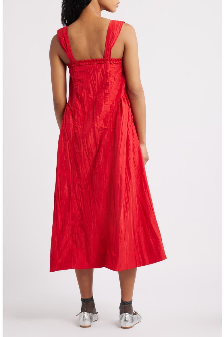 Elina Midi Dress, Alternate, color, RED
