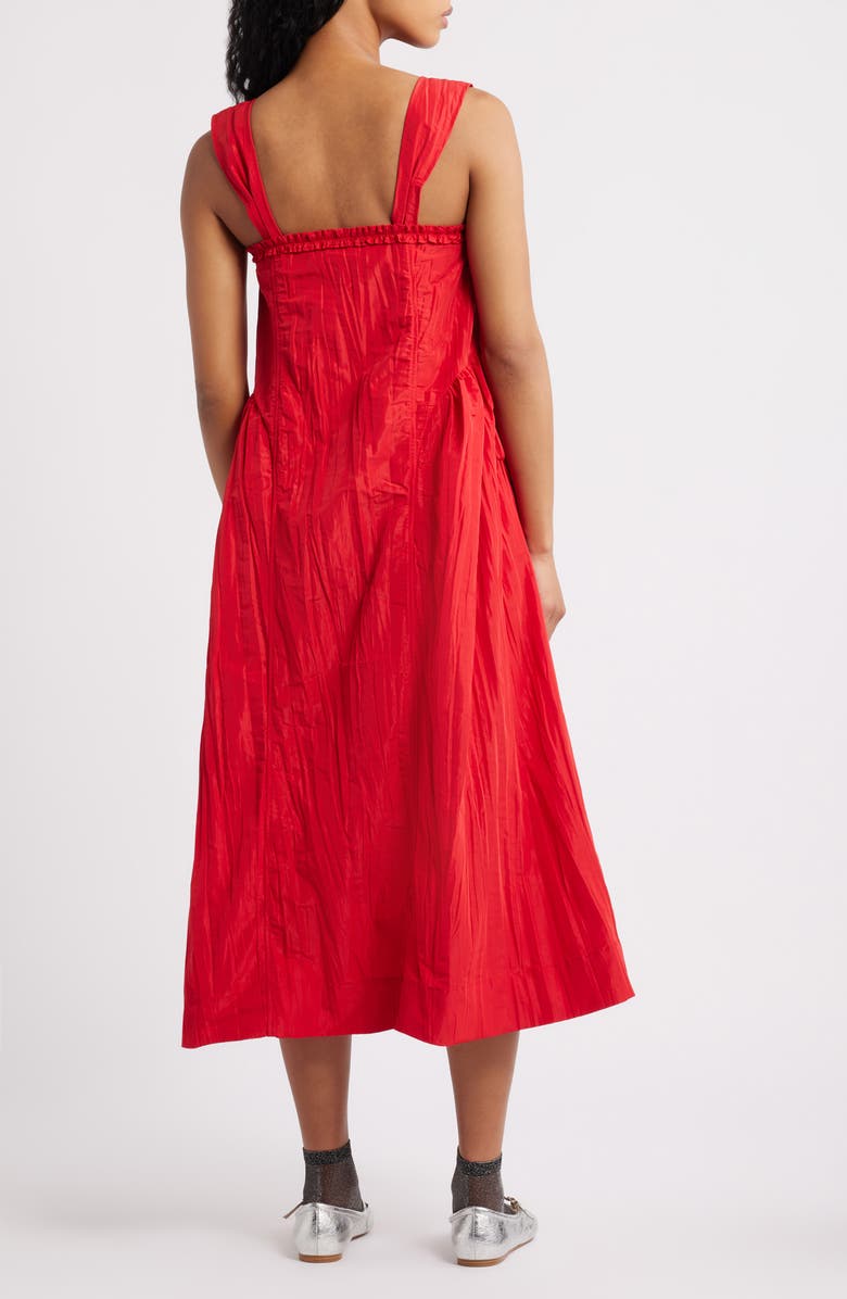 Damson Madder Elina Midi Dress, Alternate, color, Red