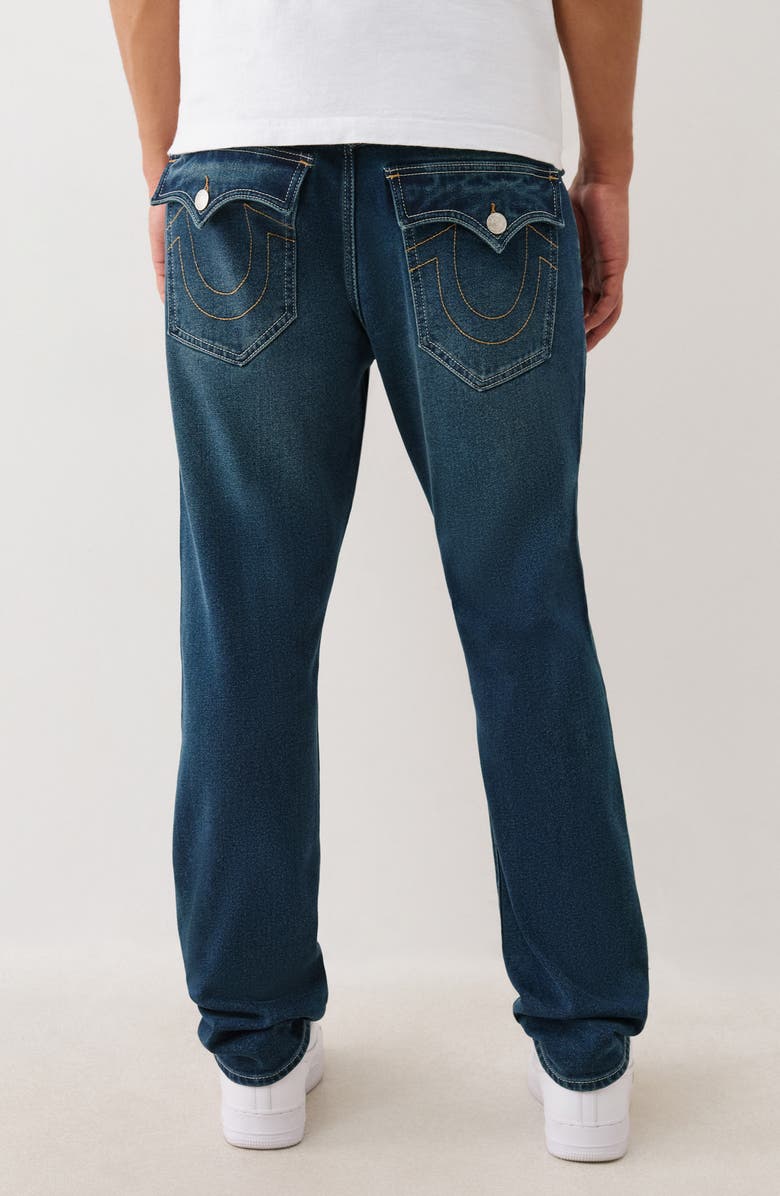 True Religion Rocco Flap Pocket Skinny Jeans, Alternate, color, Dark Shade