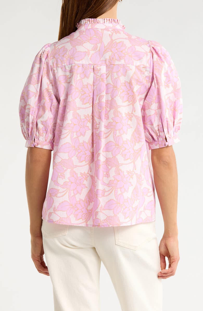 SUGARLIPS Daney Puff Sleeve Top, Alternate, color, Pink-Cream