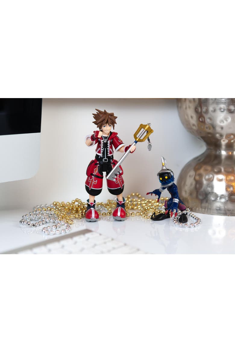 Kingdom Hearts Valor Form Sora & Soldier Exclusive Action Figure - 2-Pack, Alternate, color, Red