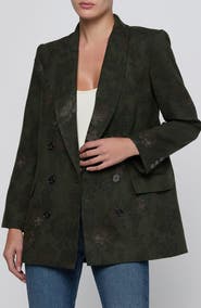 L'AGENCE Jayda Relaxed Double Breasted Blazer