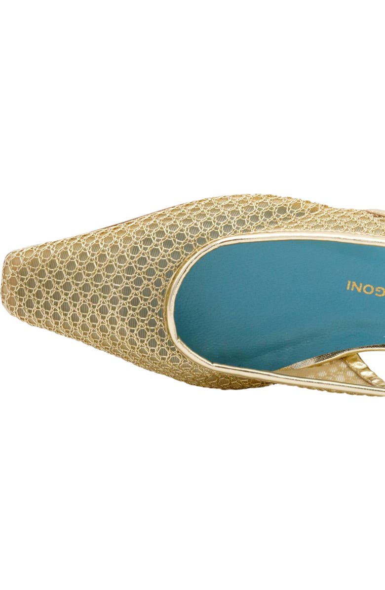 Valentina Rangoni Giulia Sling Back Flat, Alternate, color, Gold
