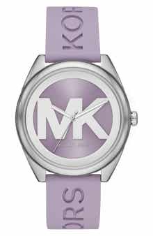 Michael Kors Women's Janelle Silicone Strap Watch, 42mm