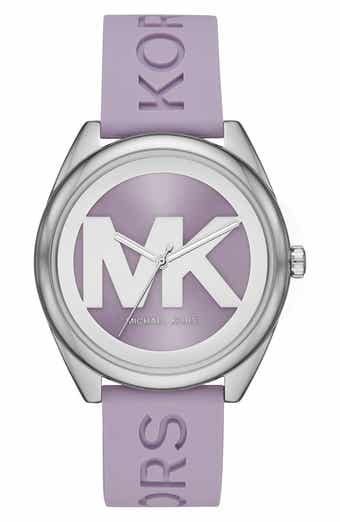 Michael Kors Women's Janelle Silicone Strap Watch, 42mm