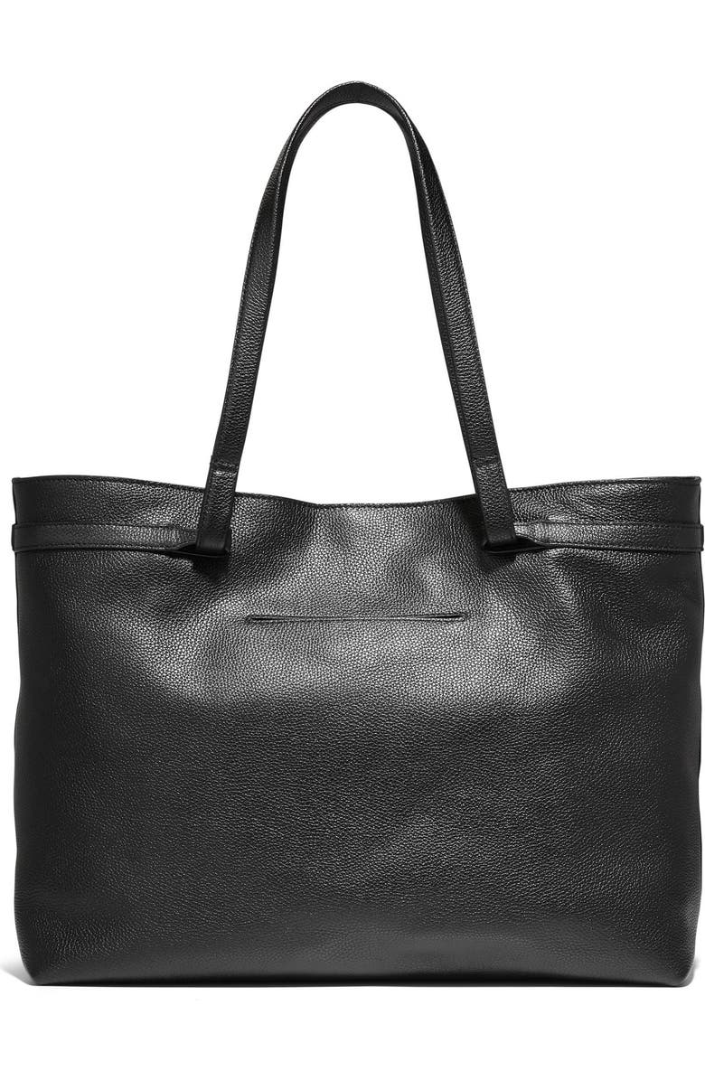 Cole Haan Essential Soft Leather Tote, Alternate, color, Black