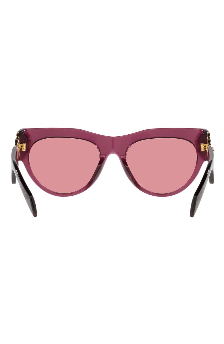 Versace 56mm Cat Eye Sunglasses, Alternate, color, Pink