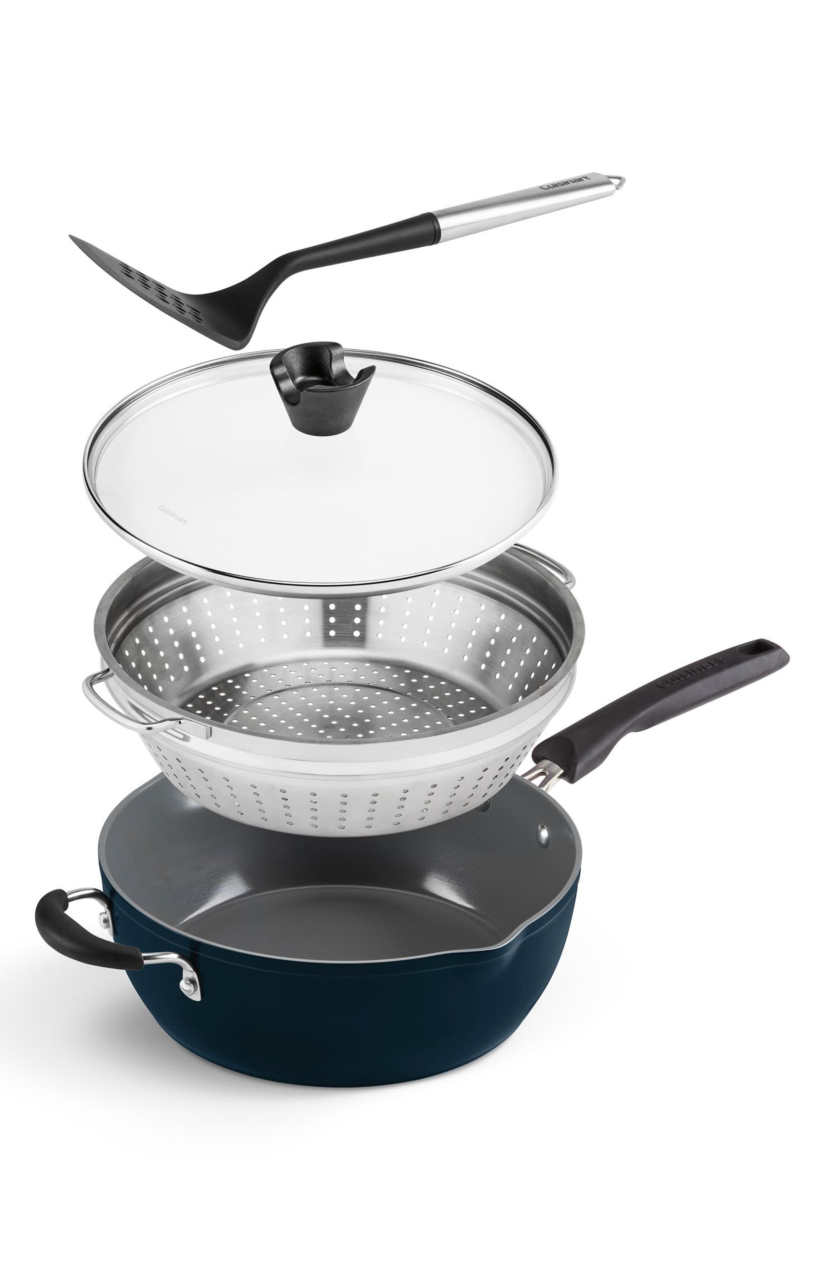 Cuisinart 4-piece Preferred Pan Set In Navy