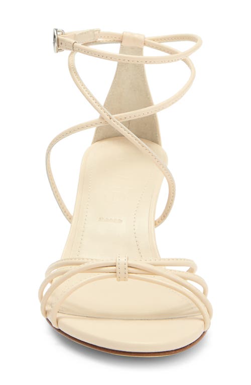 Aeyde Luella Ankle Strap Sandal In Creamy
