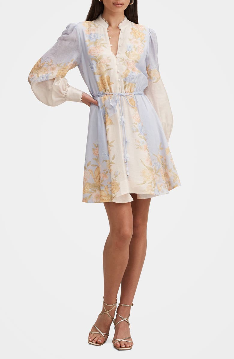 Ever New Shyla Floral Long Sleeve Dress, Main, color, 