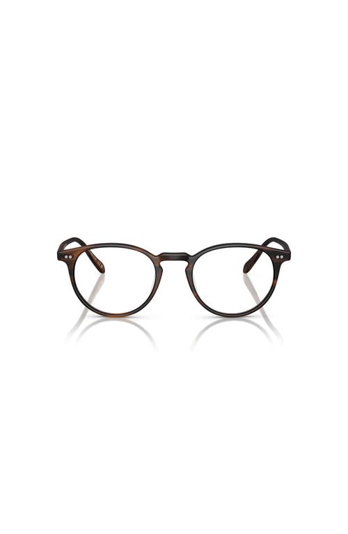 Oliver Peoples 45mm Phantos Optical Glasses In Brown