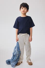 H&M Textured Jersey Drawstring Trousers