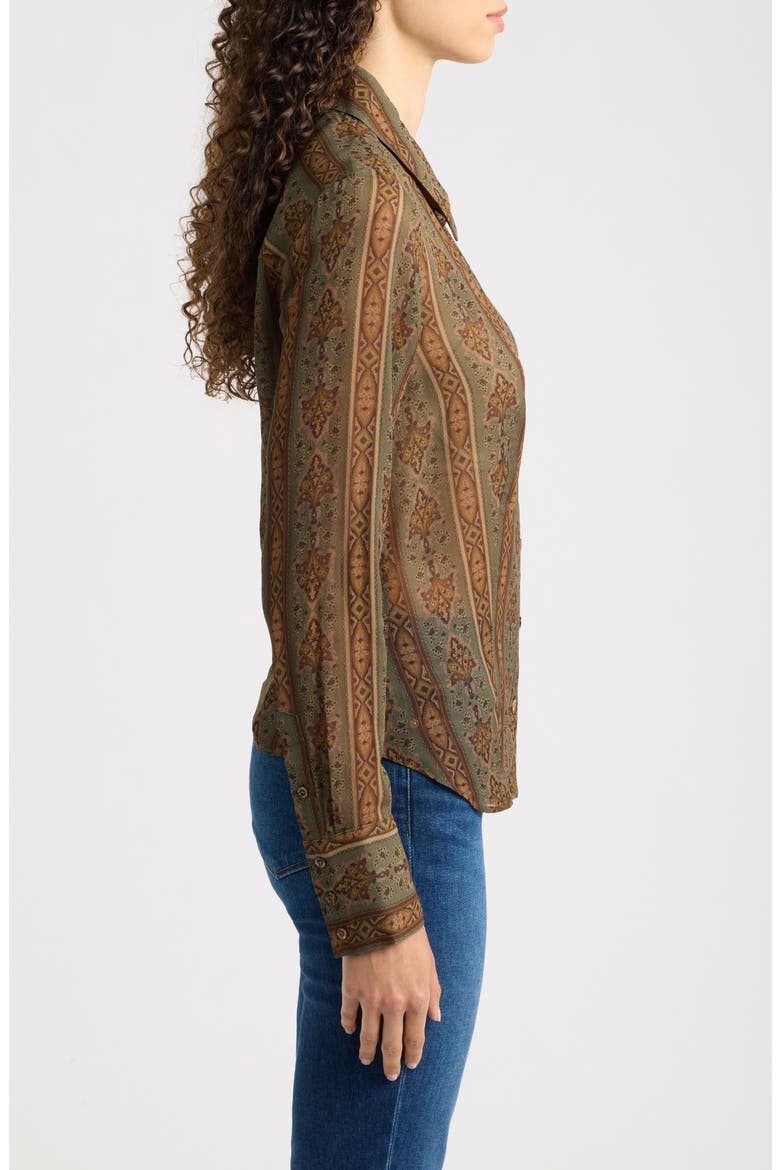 Desano Paisley Button-Up Shirt, Alternate, color, ARMY MULTI