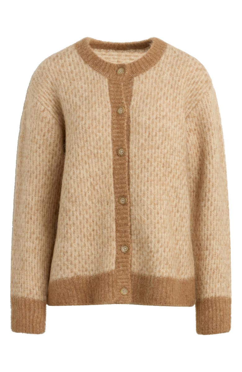 Favorite Daughter The Rio Alpaca Blend Cardigan, Alternate, color, Wheat